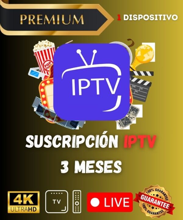 Suscripción IPTV 3 Meses